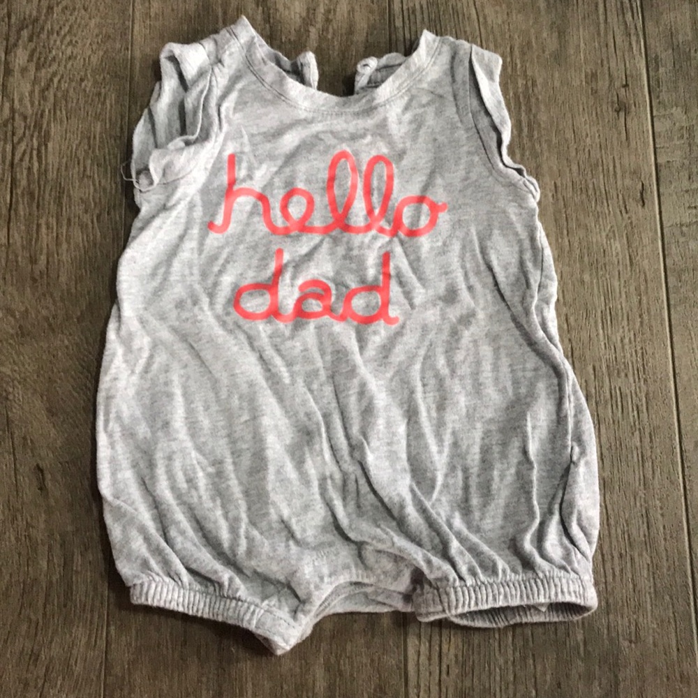 Hello dad super soft romper